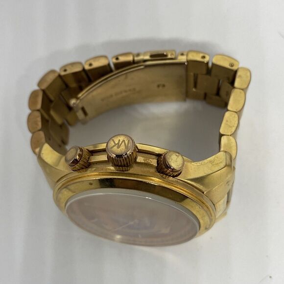 Michael Kors Runway MK8096 Men Rose Gold Stainless Steel Analog Dial Watch VK452 - Picture 8 of 12